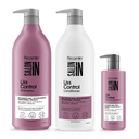 Liss Control 3-Piece Set: Shampoo + Conditioner 33.8 fl oz + Leave-In Treatment 10.1 fl oz - Salon In Recamier