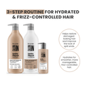 Hydra Repair 3-Piece Set: Shampoo + Conditioner 33.8 fl oz + Leave-In Treatment 10.1 fl oz - Salon In Recamier