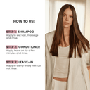 Liss Control 3-Piece Set: Shampoo + Conditioner 33.8 fl oz + Leave-In Treatment 10.1 fl oz - Salon In Recamier