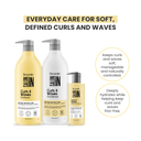 Curls & Waves 3-Piece Set: Shampoo + Conditioner 33.8 fl oz + Leave-In Treatment 10.1 fl oz - Salon In Recamier
