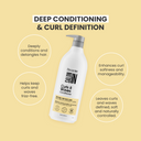 Curls & Waves 2-Piece Set: Shampoo + Conditioner 33.8 fl oz each - Imagen Nueva