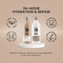 Hydra Repair 2-Piece Set: Shampoo + Conditioner 33.8 fl oz each - Imagen Nueva - Salon In Recamier
