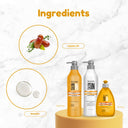 Curls & Waves 3 Piece Set – Shampoo + Conditioner 33.8 fl oz each + Leave On Treatment 10.01 fl oz – Definition, Hydration & Frizz Control with Jojoba Oil, Keratin & Biotin – Salt-Free, Cruelty-Free – Salon Results at Home 33.8.fl.oz. - Salon In Recamier