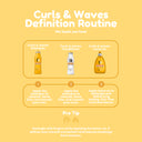 Curls & Waves 3-Piece Set - Shampoo Conditioner & Leave On Treatment