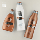 Hydra Repair 3-Piece Set: Shampoo + Conditioner 10.01 fl oz each + Leave On Treatment 10.01 fl oz | Hydration & Restoration with Argan Oil & 11 Amino Acids | Salt-Free, Cruelty-Free | For Extremely Damaged & Dry Hair 10.1.fl.oz. - Salon In Recamier