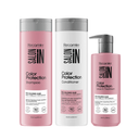 Color Protection 3-Piece Set: Shampoo + Conditioner 10.1 fl oz + Leave-In Treatment 10.1 fl oz - Salon In Recamier