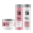 Color Protection 3-Piece Set: Shampoo + Conditioner 10.1 fl oz + Deep Treatment Mask 10.5 oz - Salon In Recamier