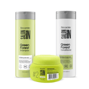Men's Set - Green Forest Shampoo & Conditioner + Matte & Messy Paste - Salon In Recamier