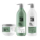 Keratin Ultra Force 3-Piece Set: Shampoo + Conditioner 33.8 fl oz + Deep Treatment Mask 10.5 fl oz - Salon In Recamier