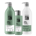 Keratin Ultra Force 3-Piece Set: Shampoo + Conditioner 33.8 fl oz + Leave-In Treatment 10.1 fl oz - Salon In Recamier