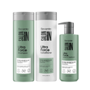 Keratin Ultra Force 3-Piece Set: Shampoo + Conditioner 10.1 fl oz + Leave-In Treatment 10.1 fl oz - Salon In Recamier