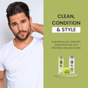 Men's Set - Green Forest Shampoo & Conditioner + Matte & Messy Paste - Salon In Recamier