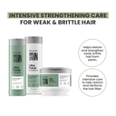 Keratin Ultra Force 3-Piece Set: Shampoo + Conditioner 10.1 fl oz + Deep Treatment Mask 10.5 fl oz - Salon In Recamier