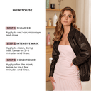 Color Protection 3-Piece Set: Shampoo + Conditioner 10.1 fl oz + Deep Treatment Mask 10.5 oz - Salon In Recamier