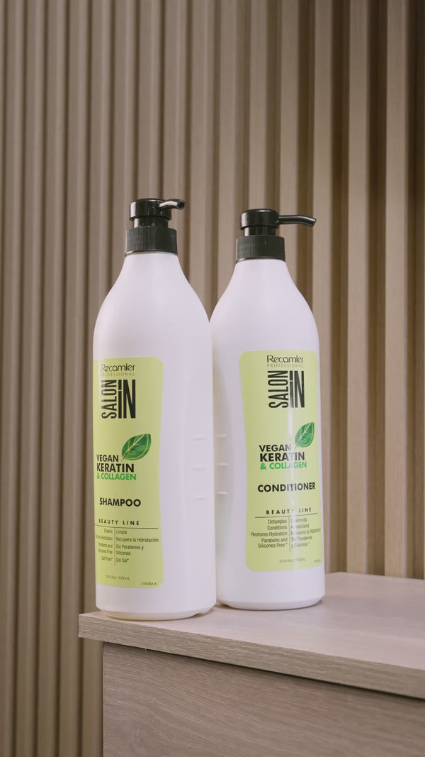 Shampoo + Conditioner + Deep Treatment + Ultra Active Treatment + Thermal Protector + Shot From Salon In - Vegan Strenght & Protection Ritual - Hair Care Kits