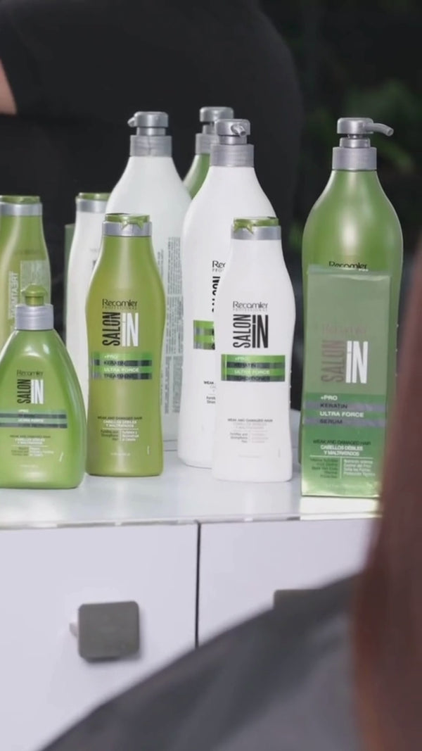 Shampoo + Conditioner + Leave On From Salon In - Keratin Ultra Force 3-Piece Set – Shampoo + Conditioner + Leave On Treatment - Hair Care Kits